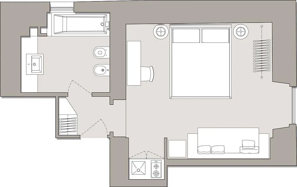 App Leoncino Design Apartment In Roma Italia