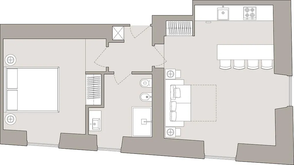 App Leoncino Design Apartment In Rome